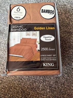 Ultra Plush Red King 6-Piece Sheet Set